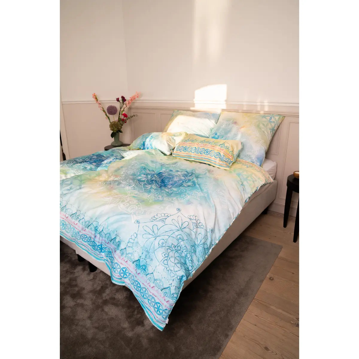 Bettwaesche Spirit of Om Blue Dream Mandala