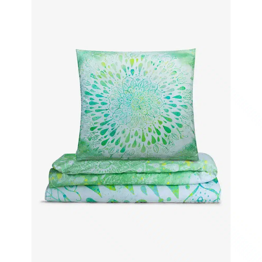 Biber Bettwäsche Green Dream von Spirit of Om Bio Bettwäsche