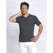 Spirit of Om Bambus Shirt kurzarm Men turmalingrau