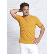 Spirit of Om Bambus Shirt kurzarm Men maisgelb