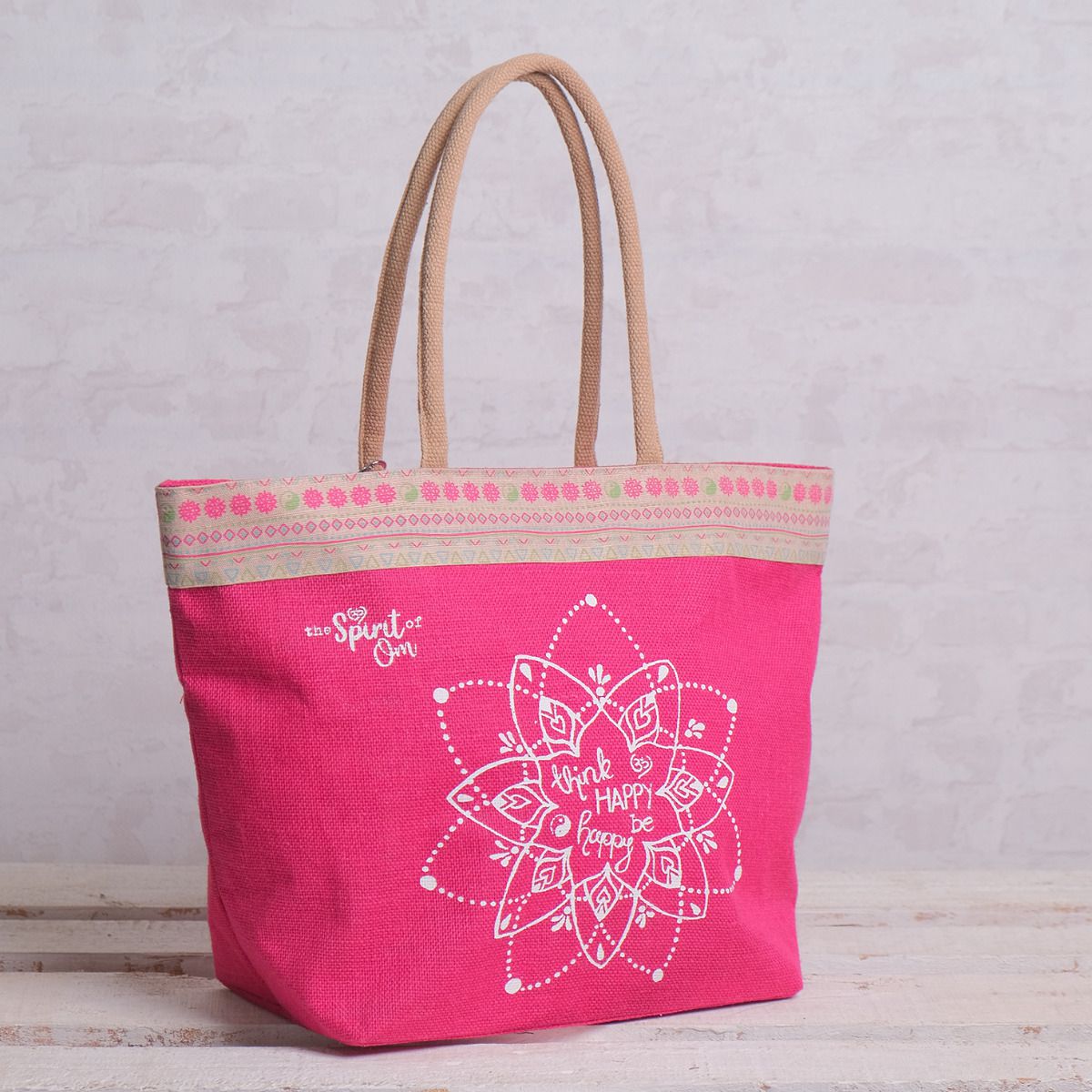 Spirit of Om Ladyshopper pink mit Mandala