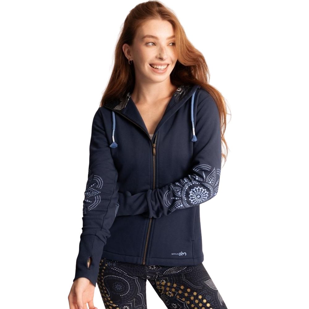 Spirit of Om Sweatjacke Maui tiefblau