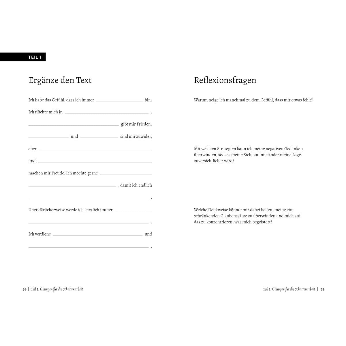 Shadow Work Journal – Reflexionsfragen und Schreibübungen