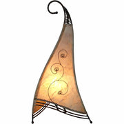 orientalische Hennelampe weiss leuchtend