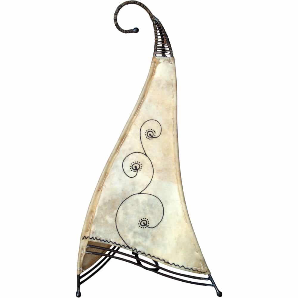 orientalische Hennelampe weiss