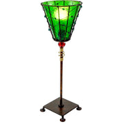 Tischleuchte gruen 44cm hoch