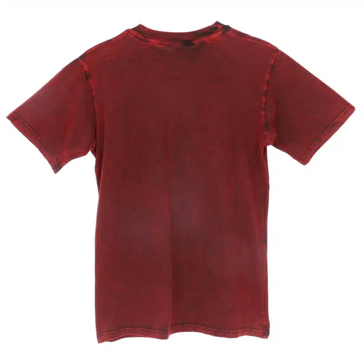 t shirt mandala in rot aus Nepal aus Baumwolle Yoga Shirt Rueckseite