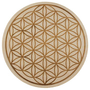 Untersetzer Blume des Lebens Holz