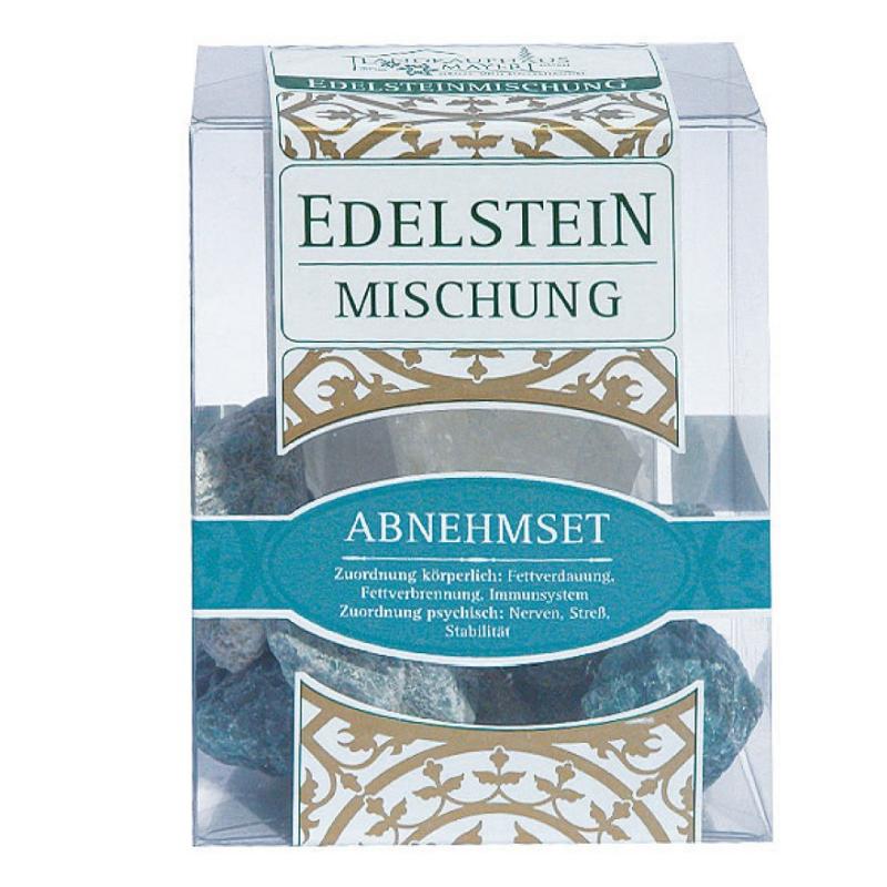 abnehmen mit der Edelsteinmischung Abnehmset zur Wasser-Energetisierung