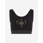 Yoga Bra Padma schwarz Spirit of Om Vorderseite