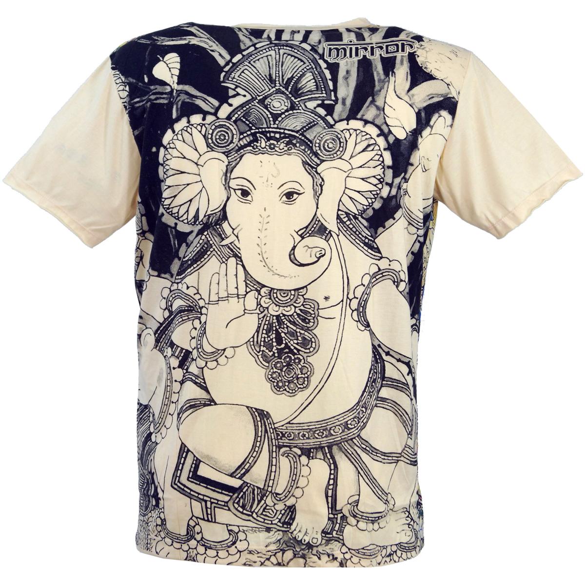 T-Shirt Ganesha vanille Rueckseite