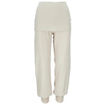 Yogahose mit Rockteil und Stulpen in der Farbe Cremeweiss