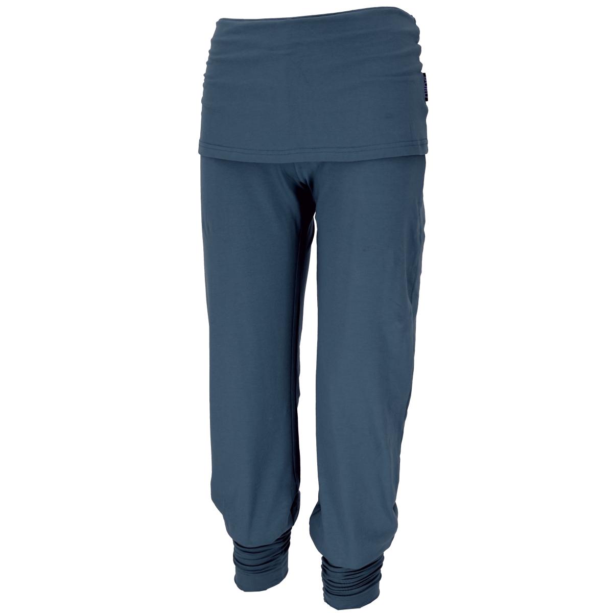 Yogahose mit Rock und Stulpen in der Farbe orionblau