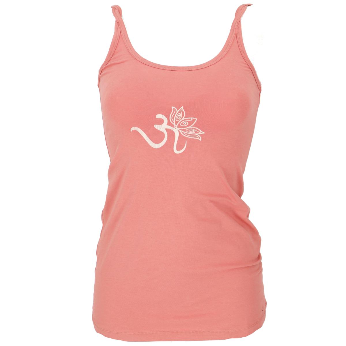 Yogatop Om von Guru in der Farbe apricot