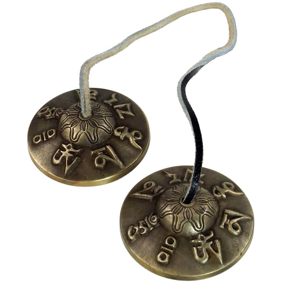 Zimbel aus Bronze Tempelglöckchenaus Nepal