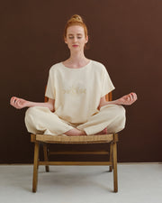 Meditation Outfit Soulwear beige von Spirit of Om