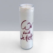 Sign Kerze 'Wir und Jetzt'