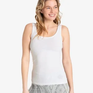 weißes tank top damen Spirit of Om Tanktop Satti weiß