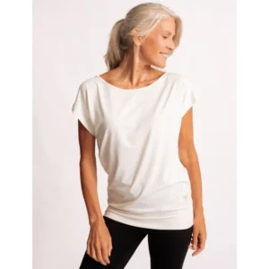 Yoga Oberteil Damen von Spirit of Om Shirt Jangama creme