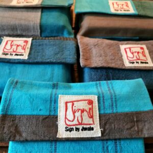 Sign Kartenset Fingerzeige von Jwala Gamper mit Leinentasche in türkis grau Orakel