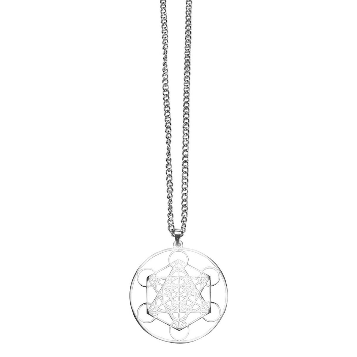 spirituelle Halskette Engel Metatron Edelstahl