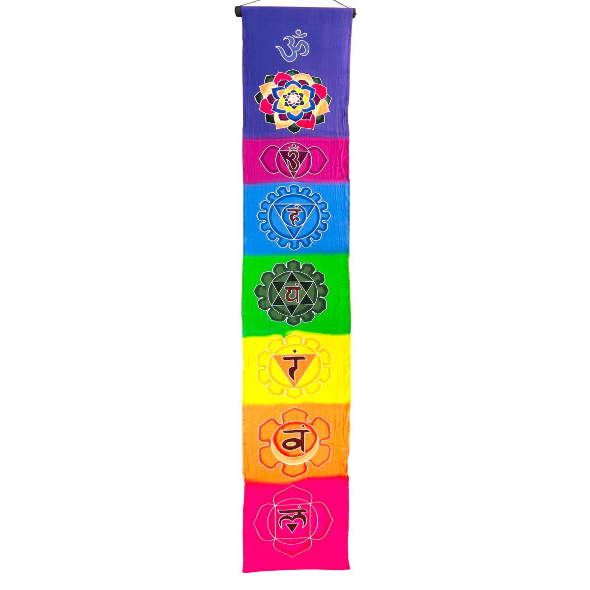 Wandschal Chakra Wandbehang yoga deko yoga bild