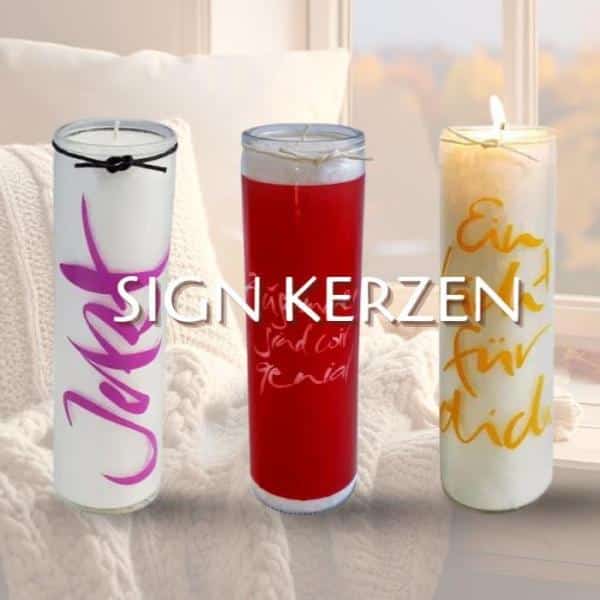 AlayaSol Yogashop Sign Kerzen Lichtbringer im Glas