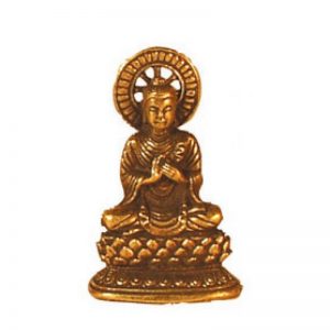 Buddha messing lehrend 3cm