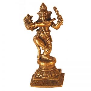 Ganesha messing tanzend 3cm