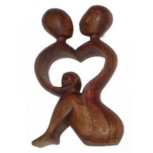 Feng Shui Holzfigur Liebe
