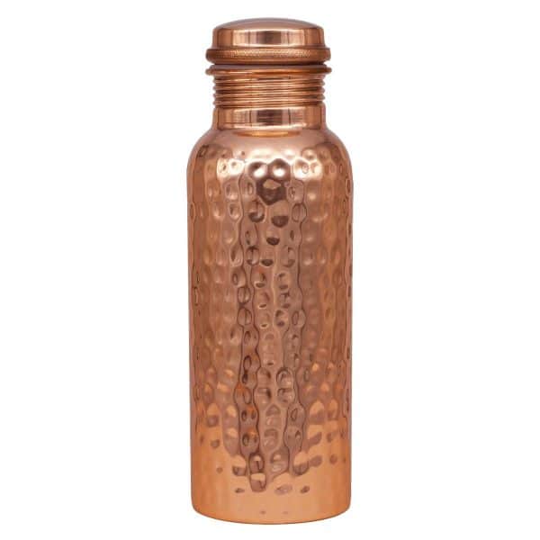 Kupferflasche gehaemmert klein 600 ml