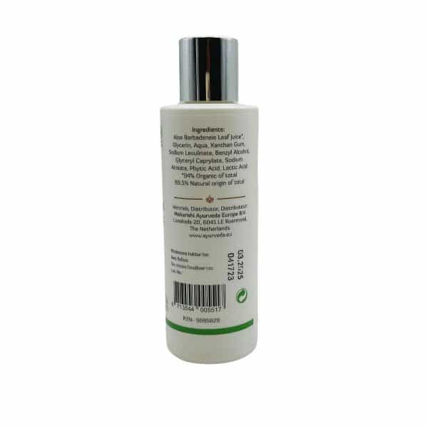 Aloe Vera Gel von Maharishi Anwendung