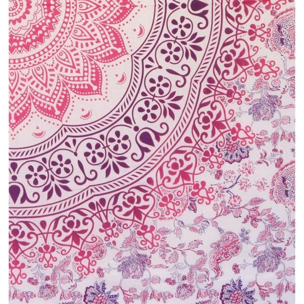 Indisches Tuch Mandala Wandbehang Detail Ansicht