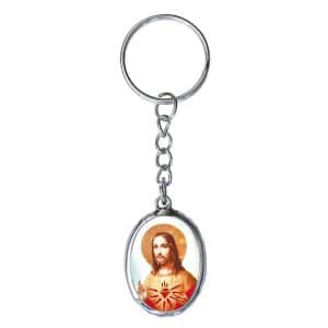 Schluesselanhaenger mit Jesus Portraet