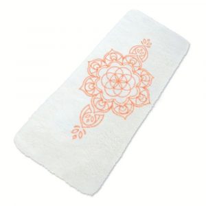 Schurwollmatte von Spirit of Om mit Mandala Motiv