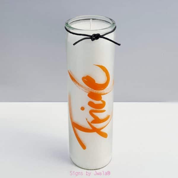 Sign Kerze Friede