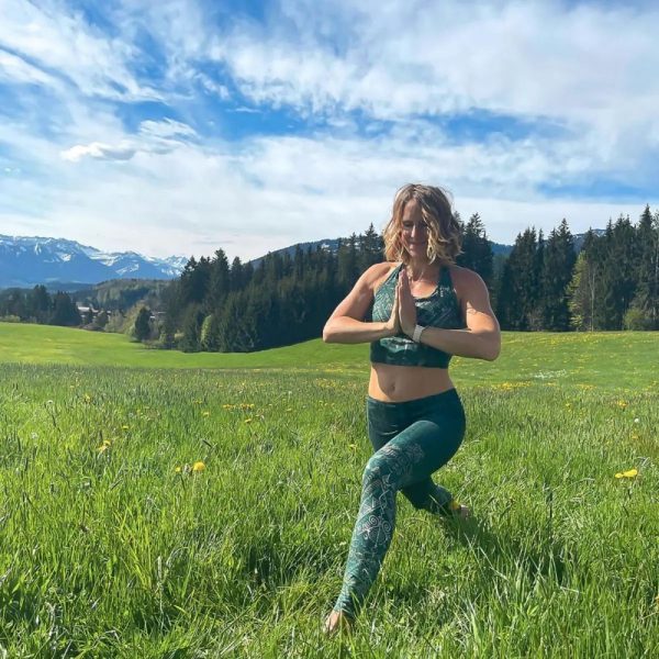 Yoga Bra 'Buddhi' in smaragd