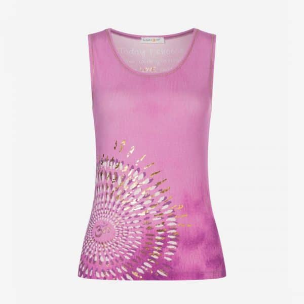 Spirit of Om Top Peace Om rosa