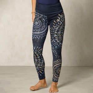 Spirit of Om Yoga Leggings Magic blue gold