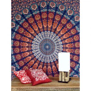 Mandala Tuch aus Indien 200x230 cm