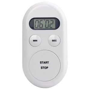 Yoga Timer oval silber